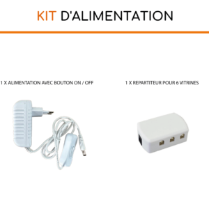 KIT D’ALIMENTATION POUR VITRINE MODULABLE CEOS